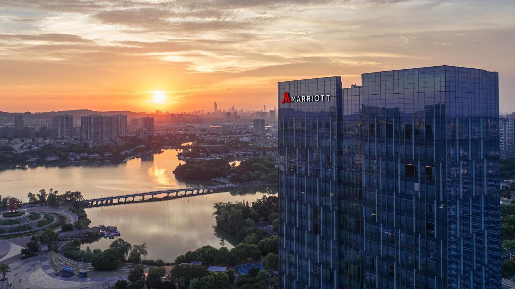 Marriott Nanjing South Hotel Nanquim Exterior foto